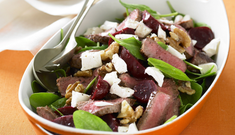Roasted Lamb & Beetroot Salad and 2020 Ministry Of Clouds McLaren Vale Tempranillo Grenache