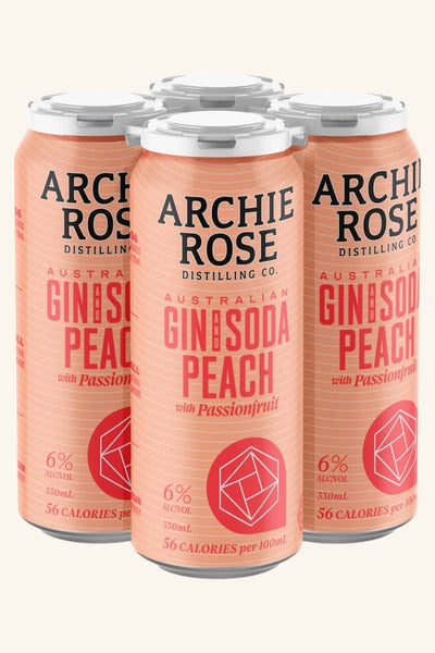 Archie Rose Gin & Soda w Peach - SINGLE