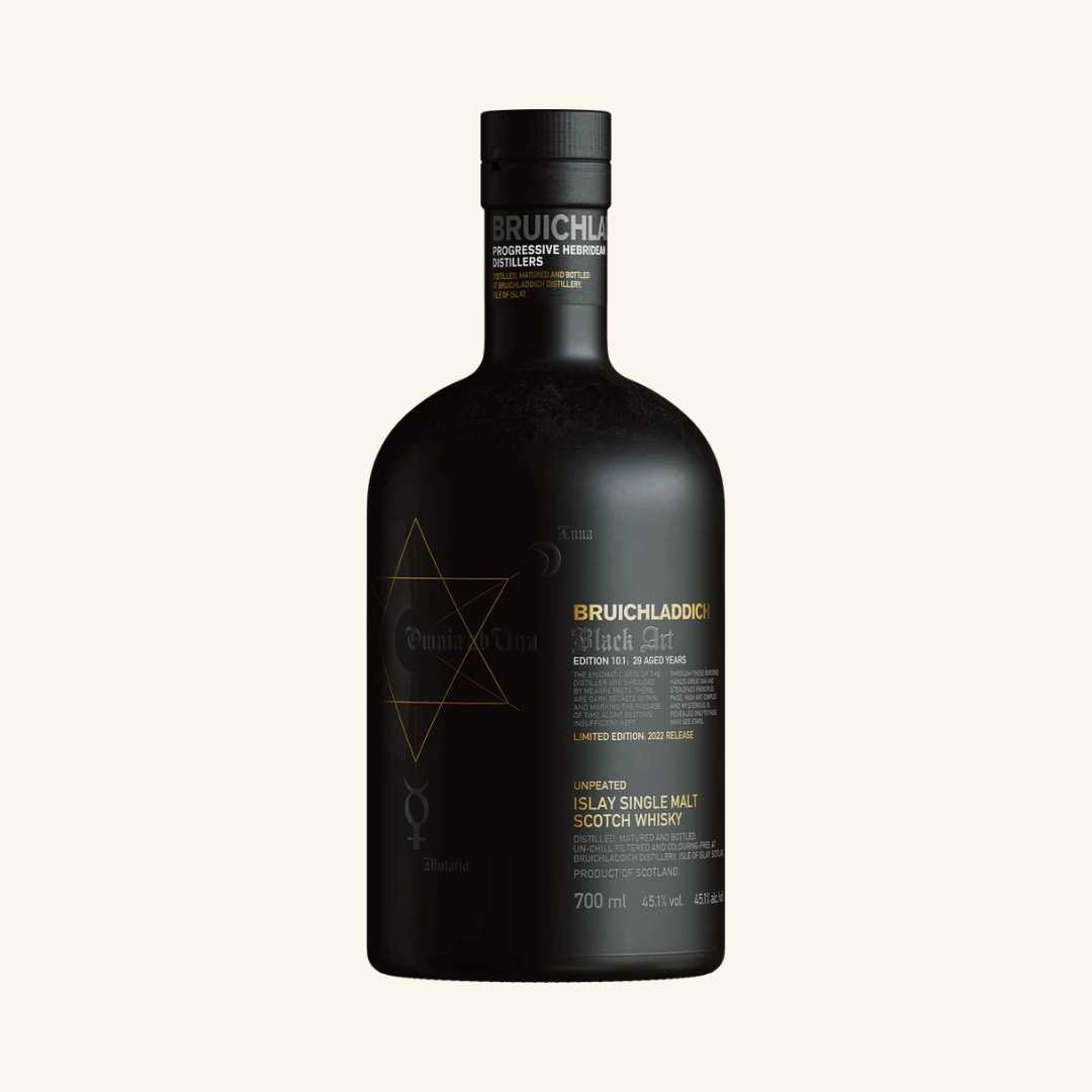 Bruichladdich 29yo Single Malt Scotch Limited Edition Black Art 10.1 2022 Release