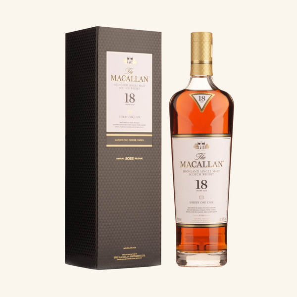 The Macallan Sherry Oak Cask 18 Year Old Single Malt Scotch Whisky