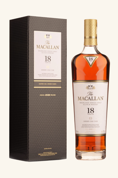 The Macallan Sherry Oak Cask 18 Year Old Single Malt Scotch Whisky