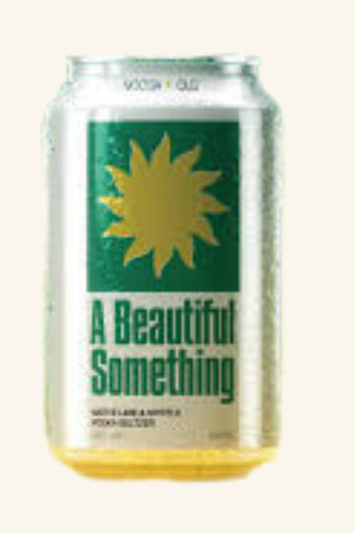 A Beautiful Something Native Lime + Mrytle Vodka Seltzer