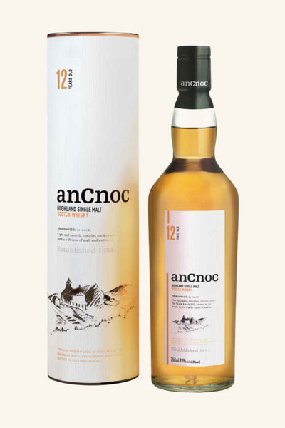 anCnoc Highland Single Malt 12 Year Old Whisky 700ml