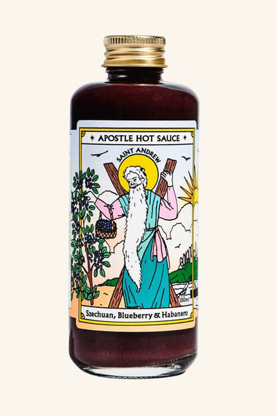 Apostle Szechuan, Blueberry + Habanero Hot Sauce