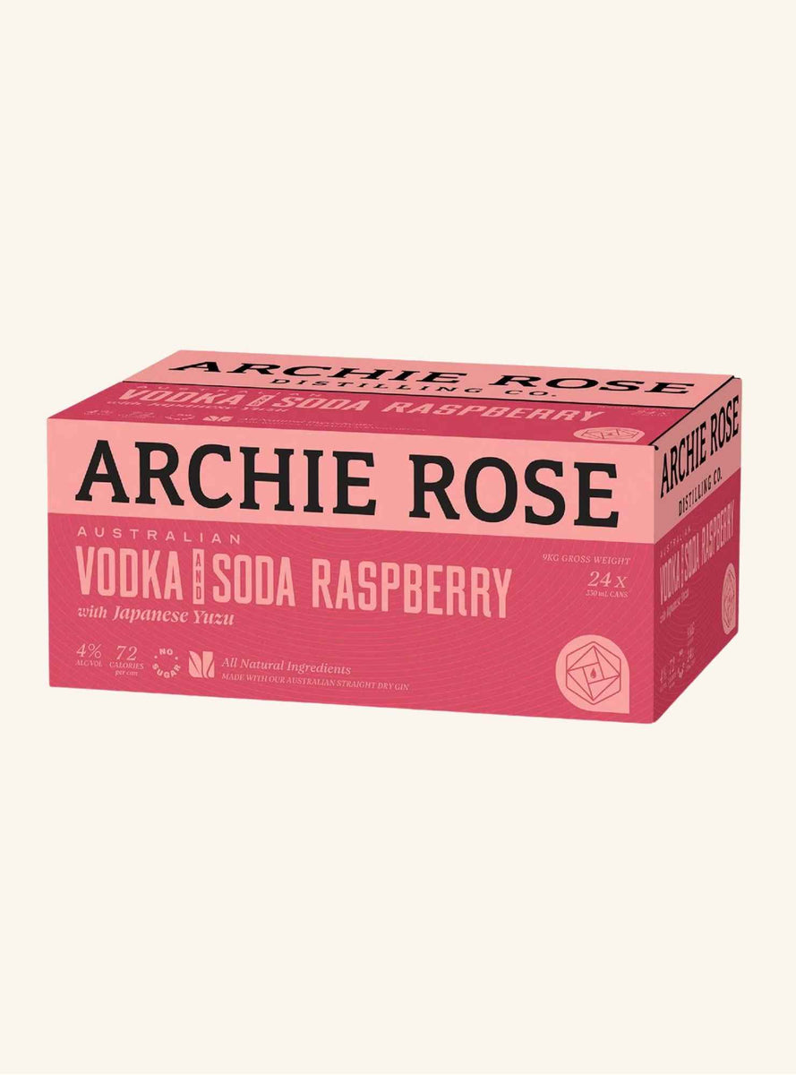 Archie Rose Raspberry Archie Rose Raspberry & Yuzu Vodka 330ml – Market Wine Store
