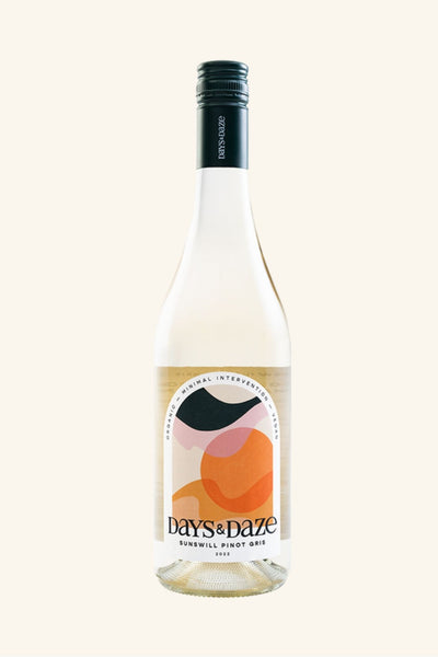 Days & Daze Sunswill Organic Pinot Gris 2025 - from $16.99 a bottle - 12 PACK $16.99 a bottle