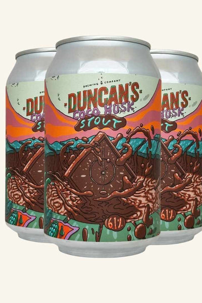 Duncans Coco Husk Stout 330ml cans