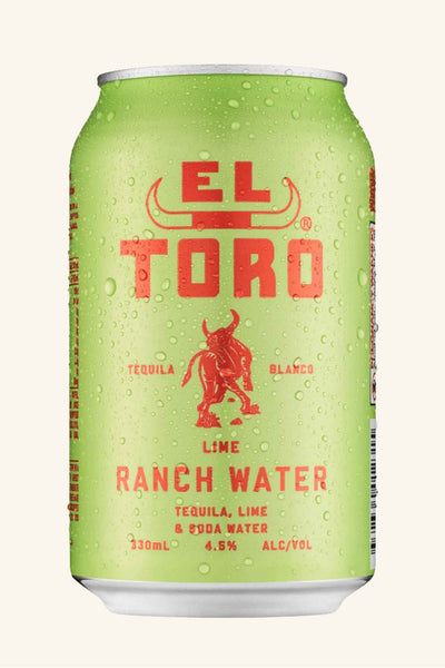El Toro Ranch Water Lime 330ml Can