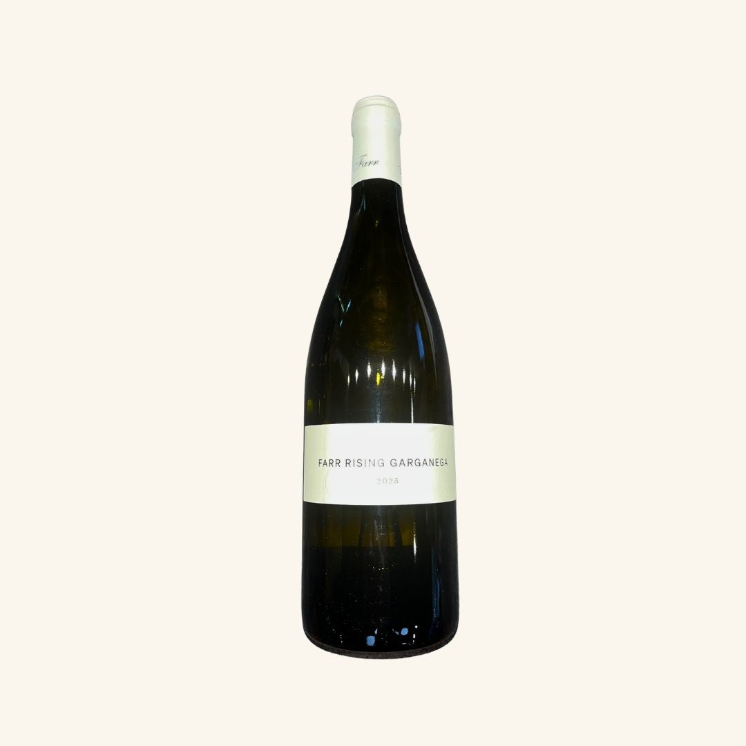 Wine bottle with a white label on a white background