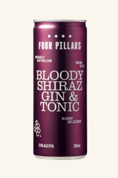 Four Pillars Bloody Shiraz Gin & Tonic - SGL