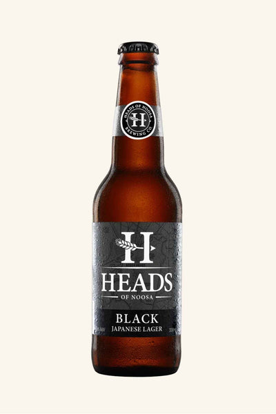 Head of Noosa Black Japanese Lager 330ml - SINGLE
