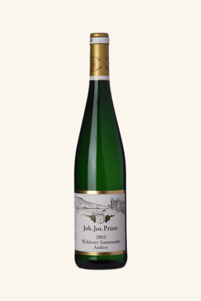 JJ Prum Wehlener Sonnenuhr Riesling Auslese Goldkapsel 2003