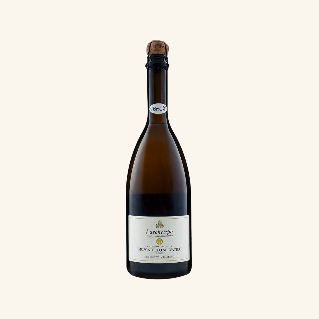 Wine bottle with cork on a white background
