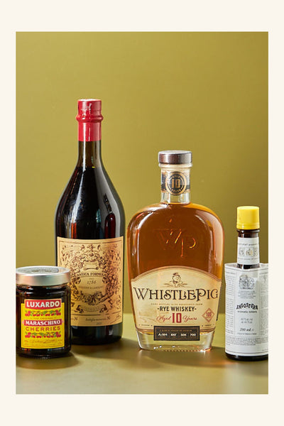 Take Me To Manhattan - Gift Pack! Whisky, Luxardo Maraschino Cherries + more - Whistlepig