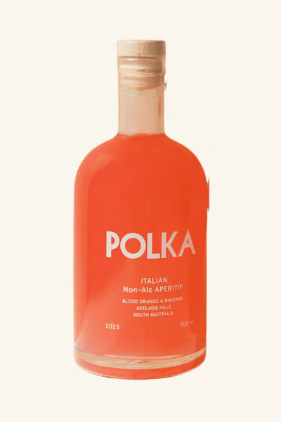 Polka Blood Orange + Rhubarb Non-Alc Italian Aperitif