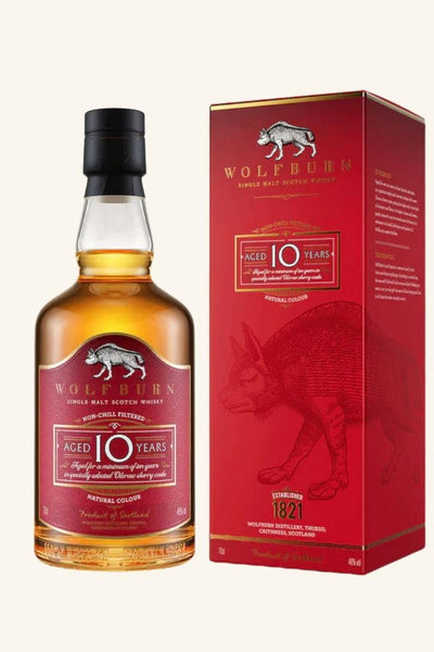 Wolfburn 10 Year Old Single Malt Scotch Whisky 46% 700ml