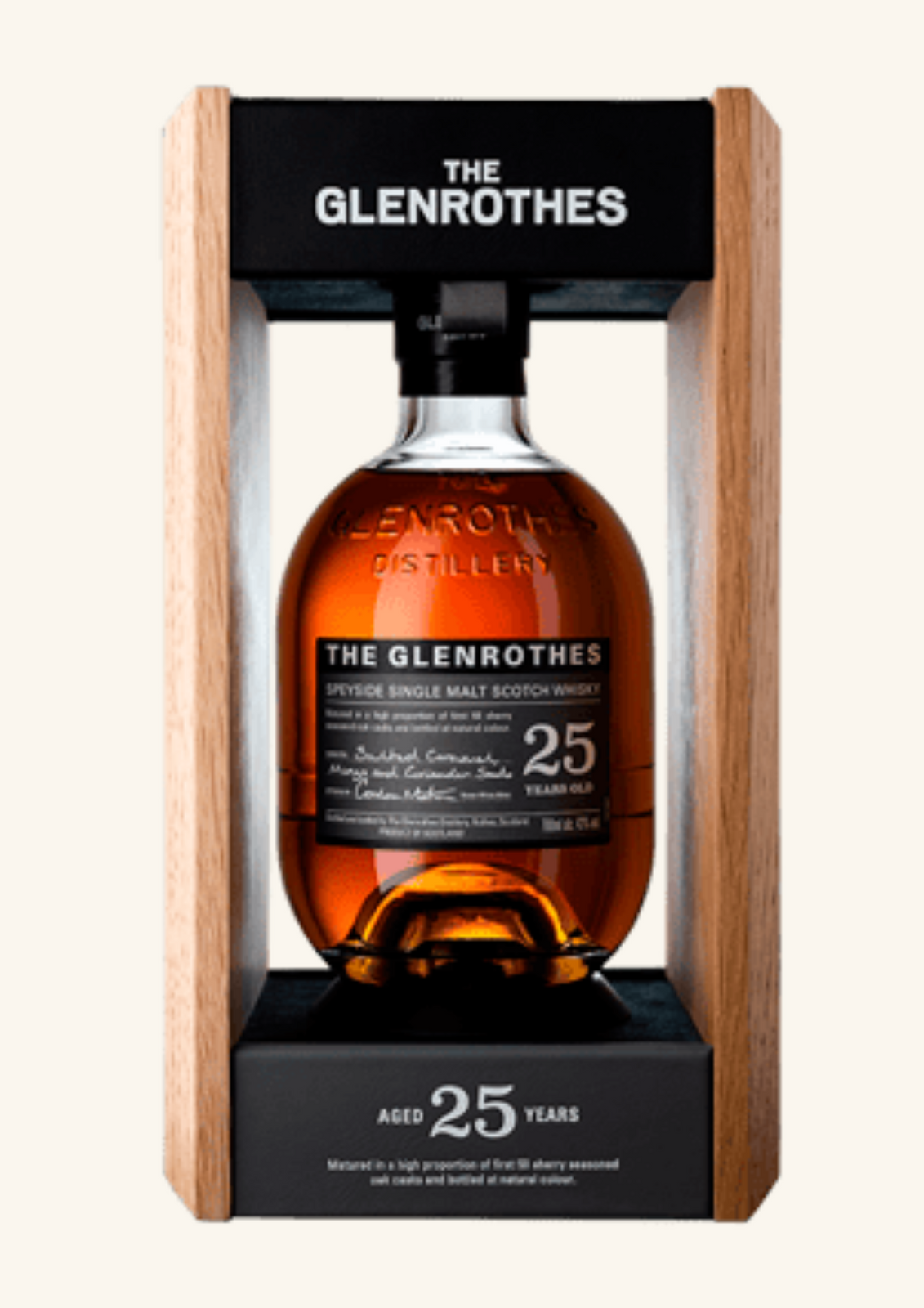 The Glenrothes 25 Year Old Single Malt Whiskey